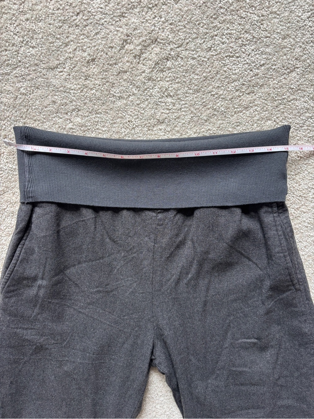 Theory Rib Jogger New Pure Flannel Virgin Wool Pull-On Pants Black Size Large - Picture 5 of 10